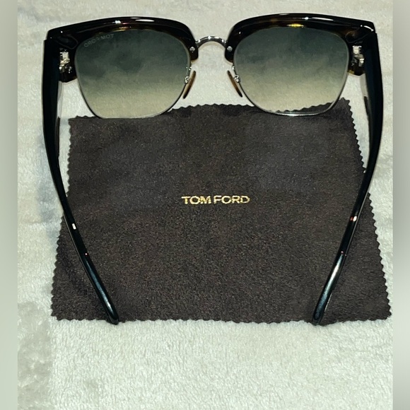 Tom Ford Dakota 02 sunglasses TF554  Black Sunglasses with Case EUC - Picture 4 of 10
